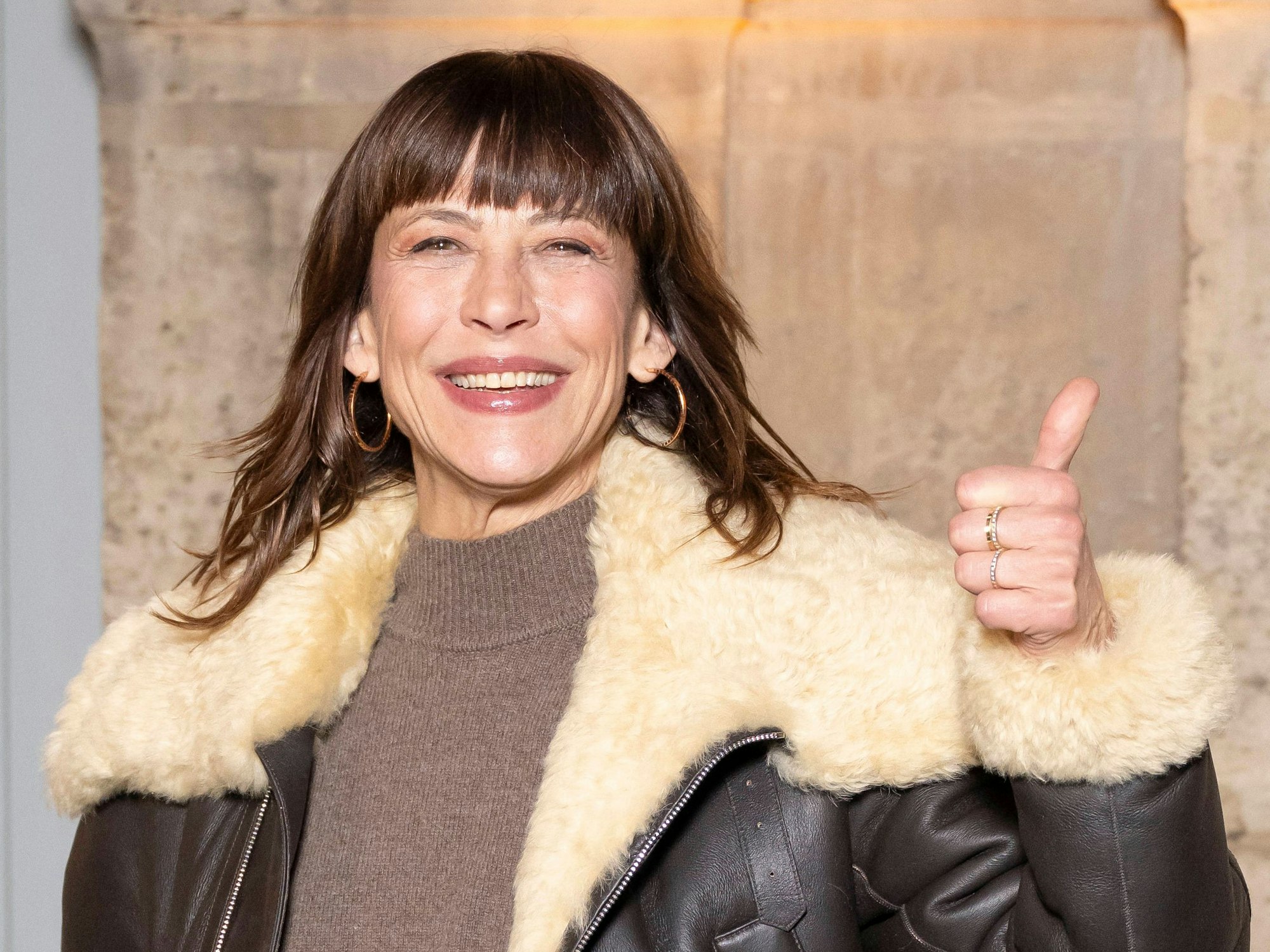 Sophie Marceau bei der Jacquemus-Show „Le Palmier“ in Paris.