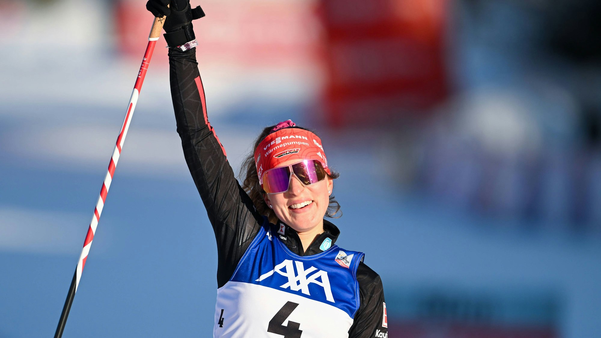 Nathalie Armbruster jubelt.