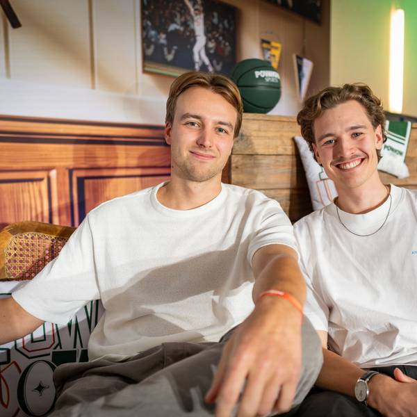 Die beiden Gründer des Sport-Start-ups Athlete Capital Tim Zwiener und Mattis Hecht