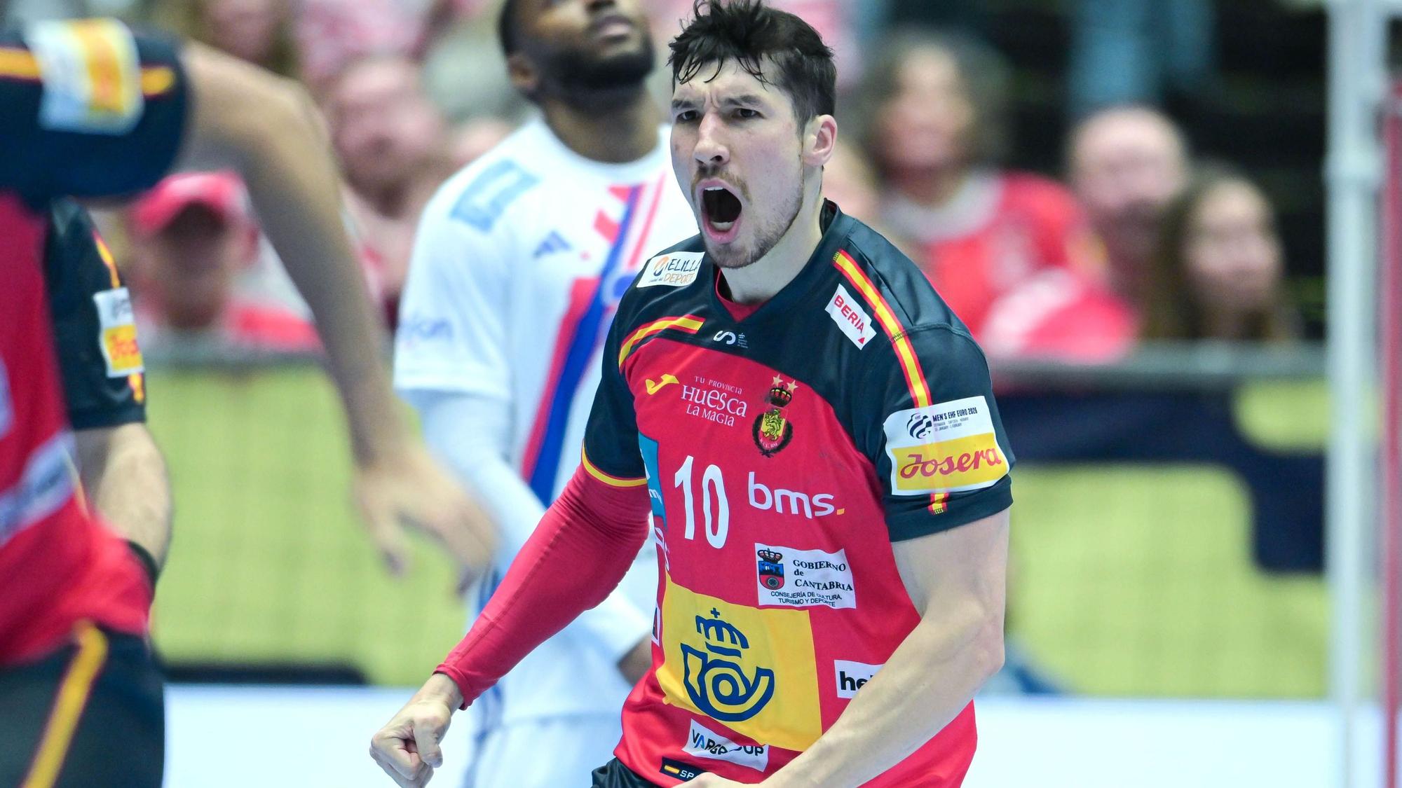 Spielszene aus dem Handball