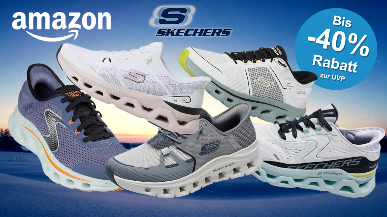 Mega UNO Glide-Step Skechers Mega Deals mit bis zu 40% Rabatt - Nur solange der Vorrat reicht!