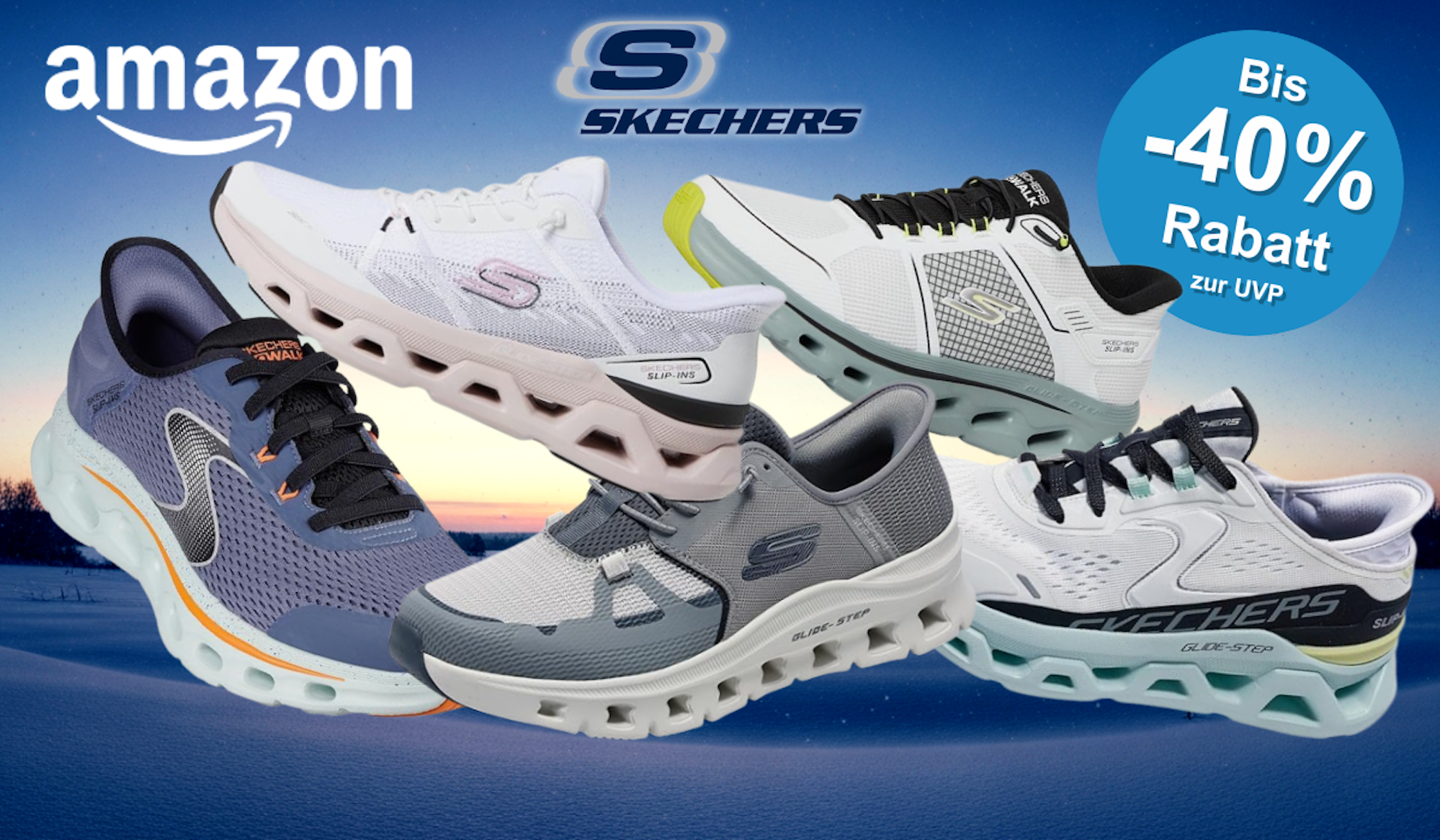 Mega UNO Glide-Step Skechers Mega Deals mit bis zu 40% Rabatt - Nur solange der Vorrat reicht!