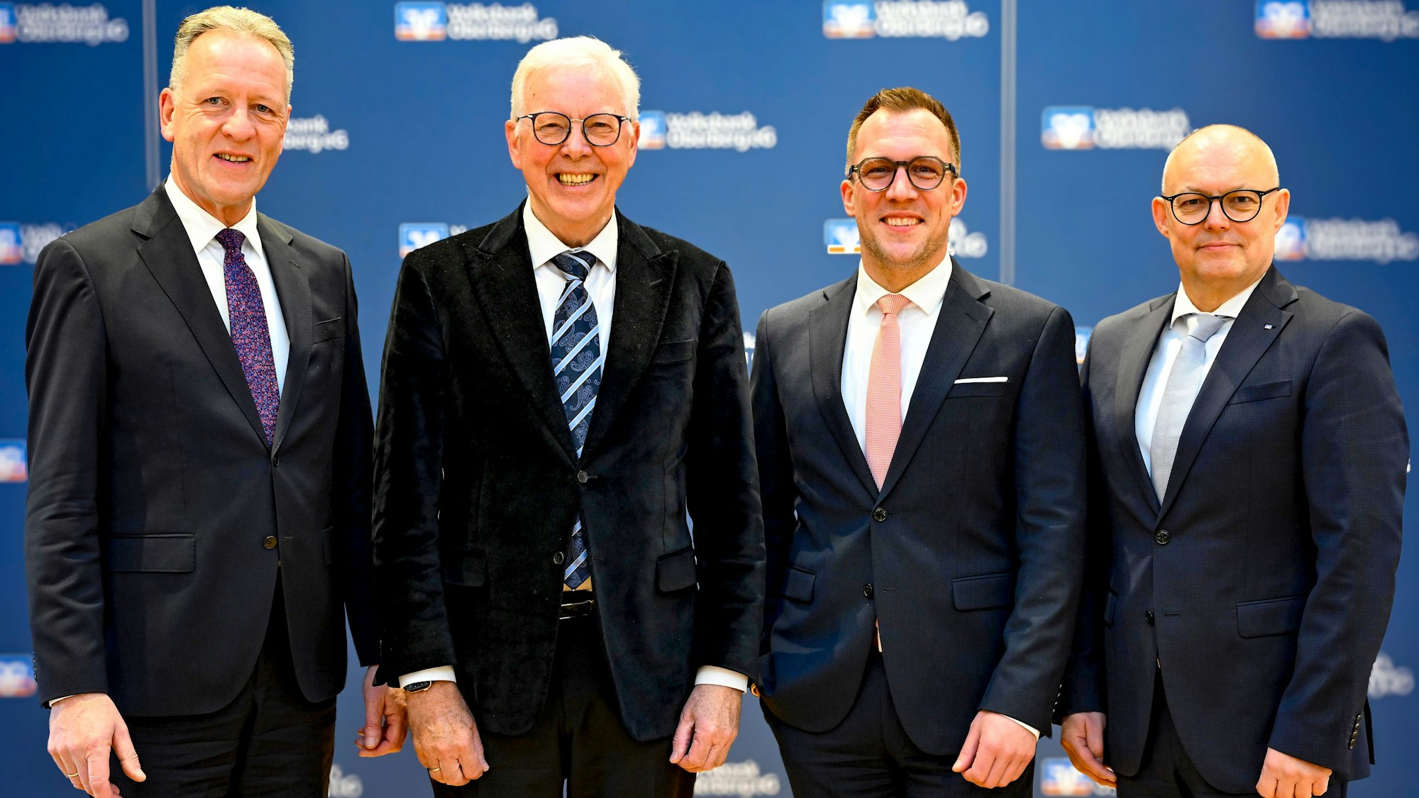 Präsentierten die Zahlen für 2025: (v.l.) Vorstandsvorsitzender Ingo Stockhausen, Aufsichtsratsvorsitzender Udo Meyer, stv. Vorstandsvorsitzender Andreas Neumannund Vorstandsmitglied Jörn Richling.