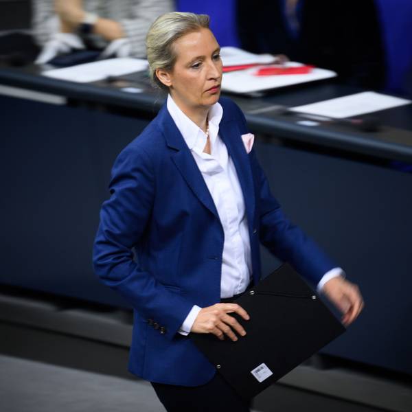 AfD-Chefin Alice Weidel im Bundestag.