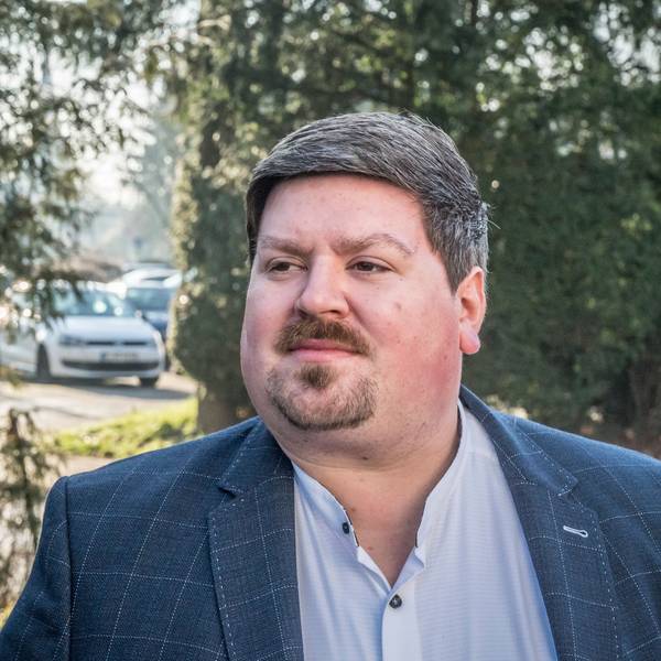 Maurice Winter, hier noch ein Foto aus dem Wahlkampf, hat große Themen vor der Brust.