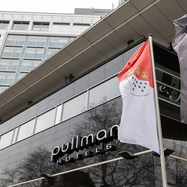 27.01.2026, Köln: Außenansicht des Hotel Pullman Köln.
Foto: Michael Bause