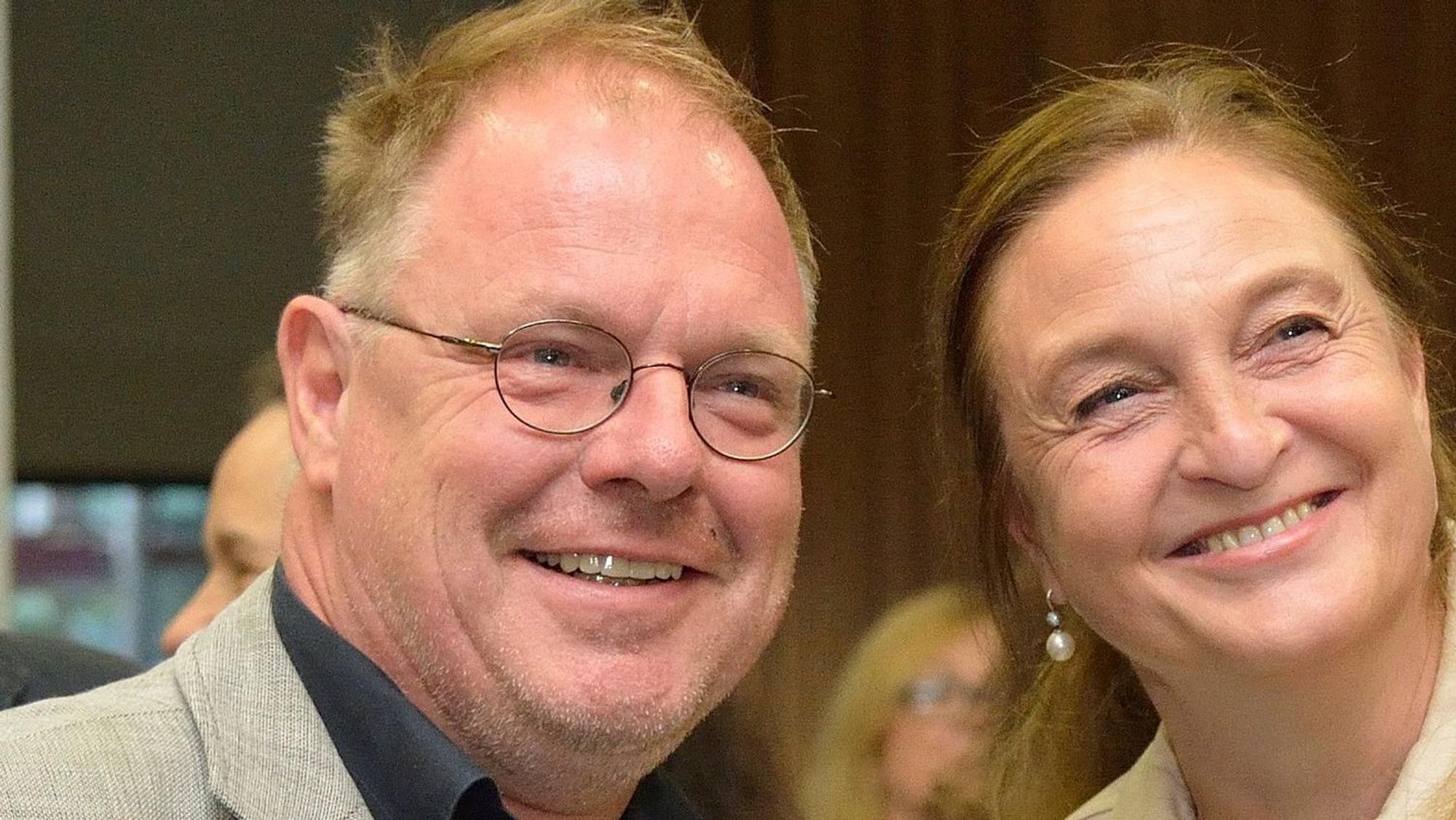 Johannes Dünner mit Ursula Ehren im Kreistag