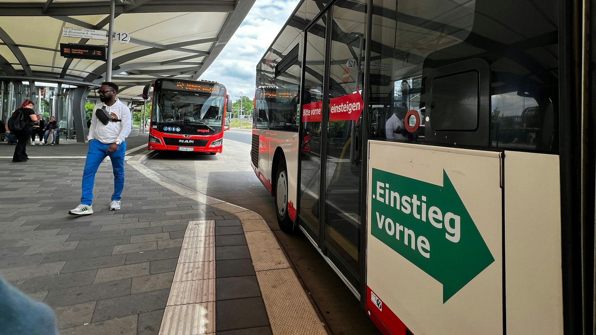 Wegen eines Warnstreiks fahren am Montag, 2. Februar, nur zwei Drittel der Wupsi-Busse.