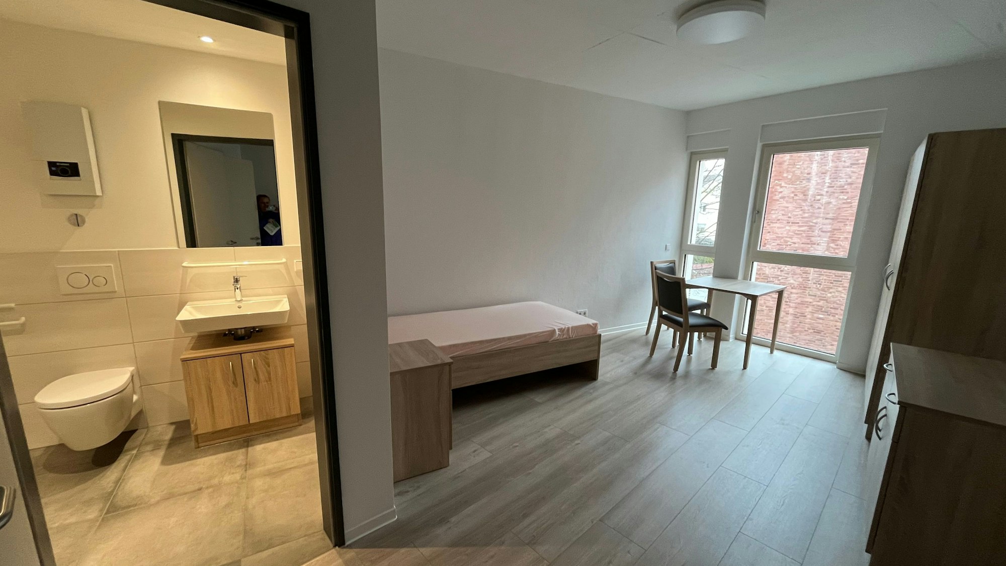 Eines der WG-Zimmer.