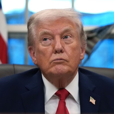 US-Präsident Donald Trump im Oval Office des Weißen Hauses. (Archivbild)