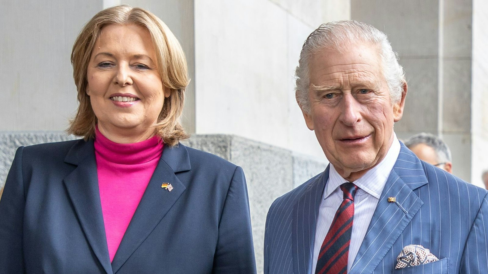 Als damalige Bundestagspräsidentin durfte Bärbel Bas 2023 dem britischen König Charles III. das deutsche Parlament zeigen. (Bild: 2023 Getty Images/Pool)