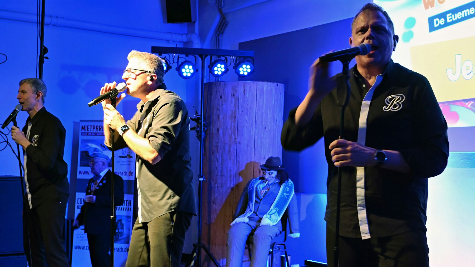 Die Bremsklötz bei ihrem Auftritt.