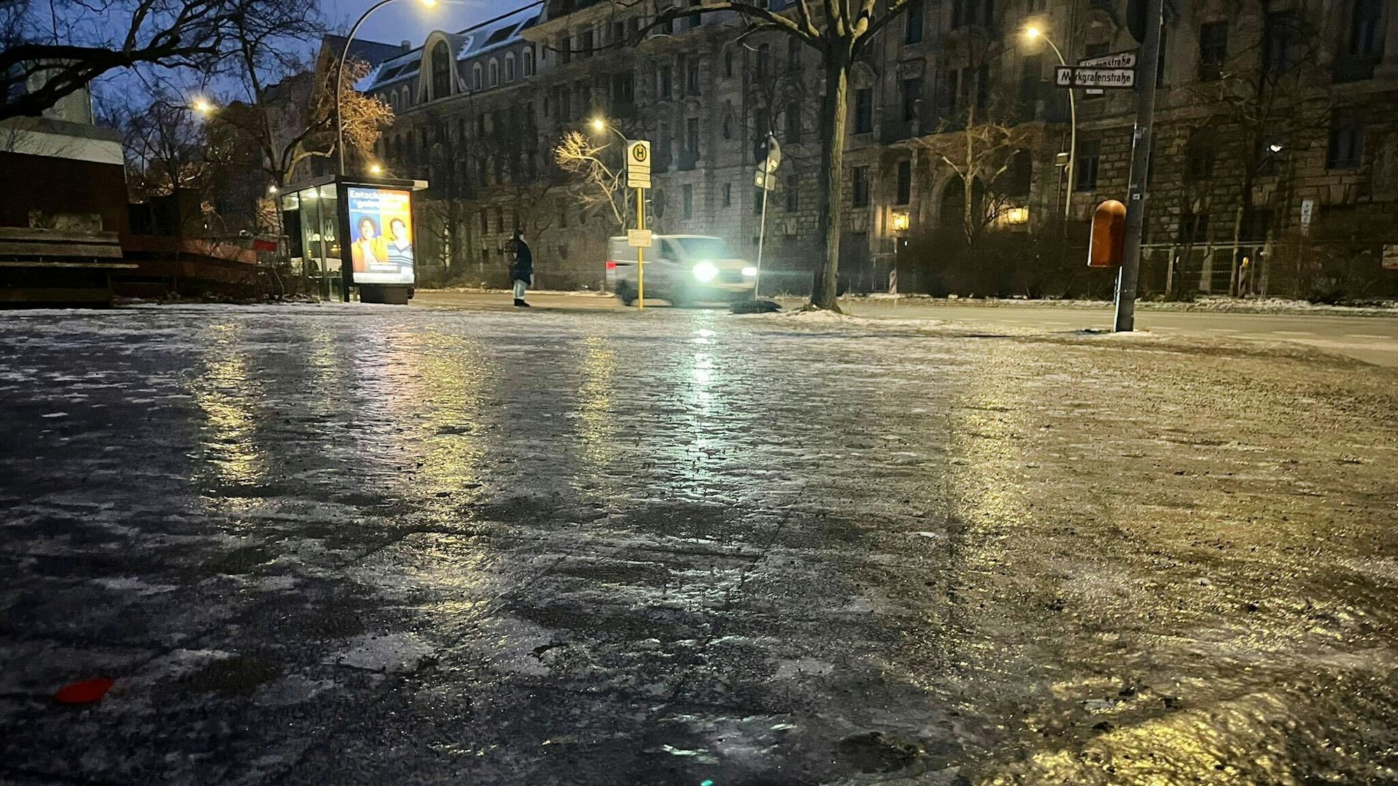 Es kann wieder - oder weiter - glatt werden.