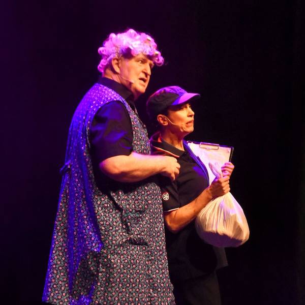 Abschiedsshow von Markus Maria Profitlich in der Stadthalle Troisdorf, mit Ehefrau Ingrid Einfeld
