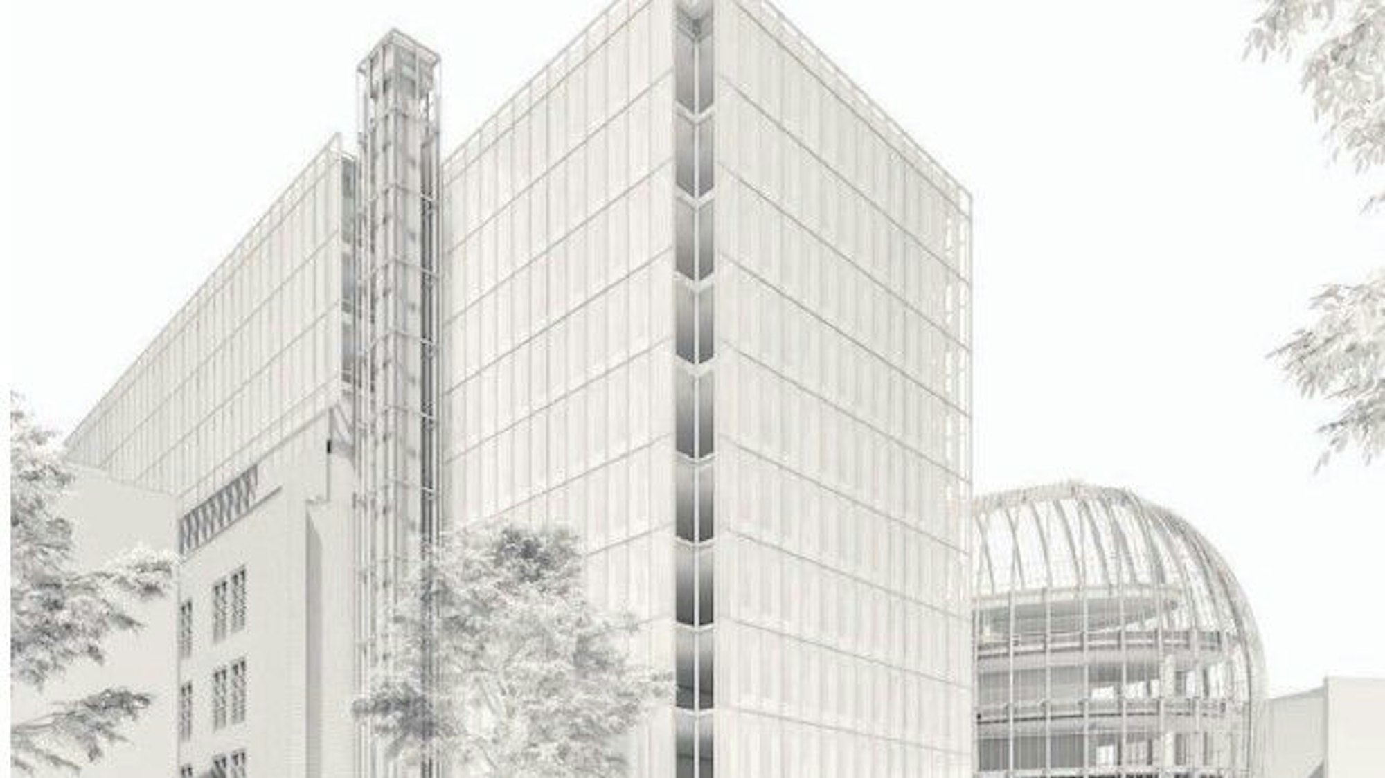 So soll der Panoramaaufzug einmal aussehen.