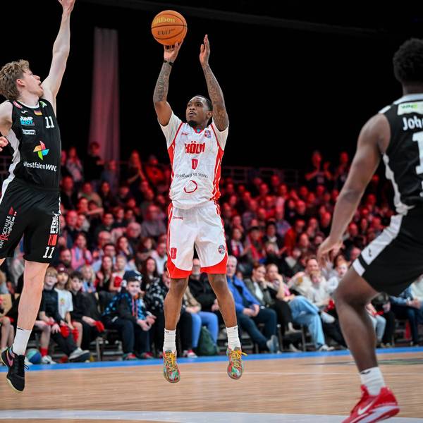 Barmer 2. Basketball Bundesliga ProA: Rheinstars Köln vs. Paderborn Baskets, 01.02.2026 Cedric Cezell Russell Jr. RheinStarsKöln 0, Barmer 2. Basketball Bundesliga ProA: Rheinstars Köln vs. Paderborn Baskets am 01.02.2026 in der Motorworld Köln in Koeln Nordrhein-Westfalen *** Barmer 2 Basketball Bundesliga ProA Rheinstars Köln vs Paderborn Baskets, 01 02 2026 Cedric Cezell Russell Jr RheinStarsKöln 0 , Barmer 2 Basketball Bundesliga ProA Rheinstars Köln vs Paderborn Baskets on 01 02 2026 at Motorworld Köln in Cologne North Rhine-Westphalia Copyright: xBEAUTIFULxSPORTS/Mueller-Laschetx