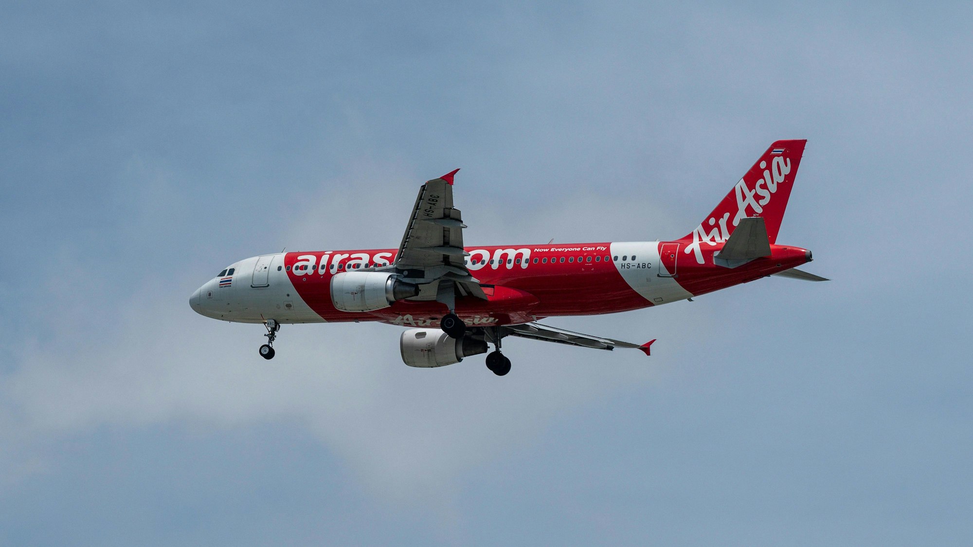 Airbus A320 in der Luft.