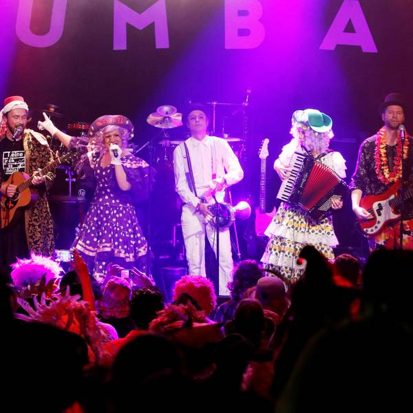 Humba Party im Gloria,
mit Kent Coda und Kamell Kapell, zusammen auf der Bühne.