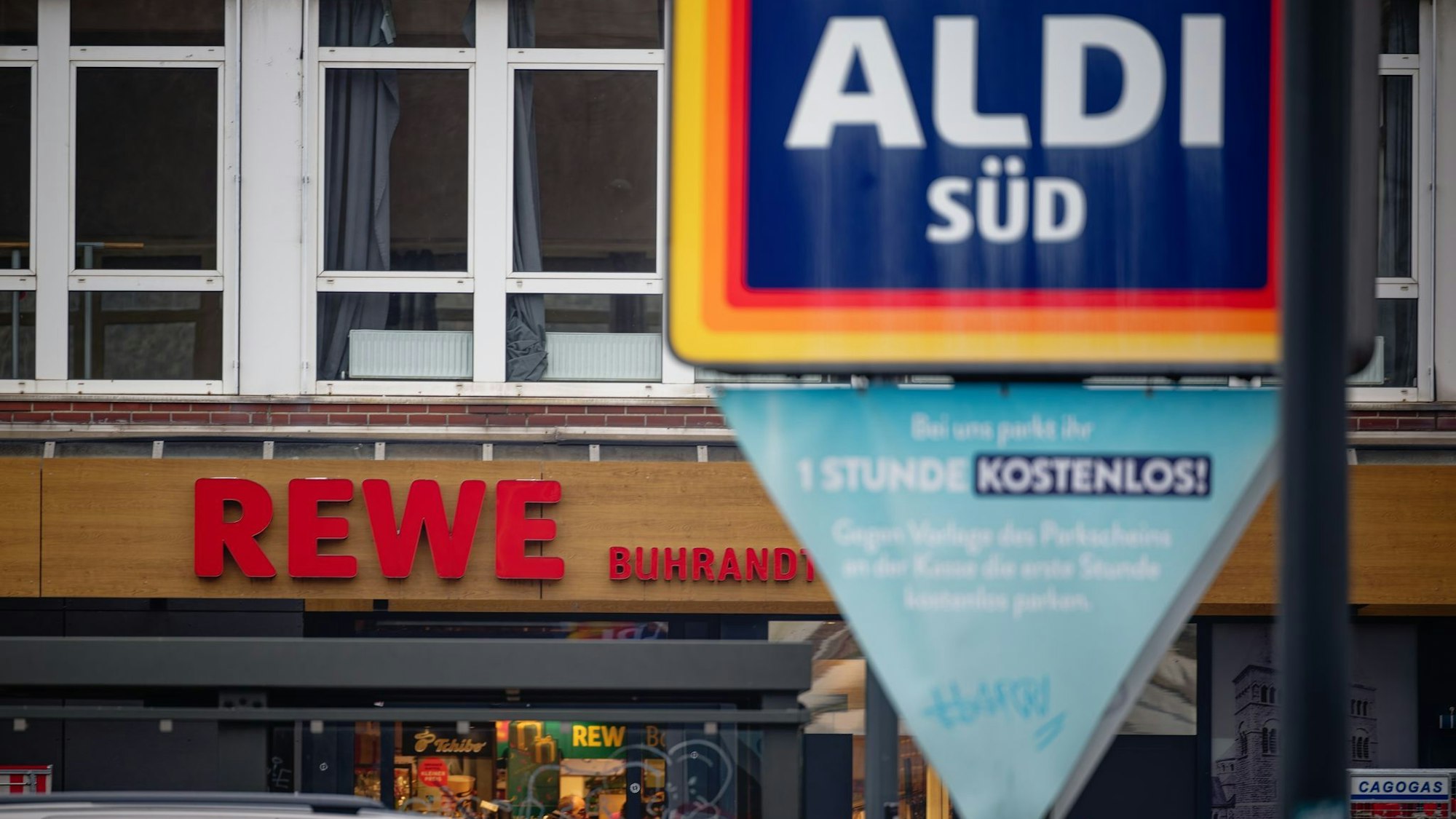 Vielerorts liegen die Filialen von Supermärkten und Discountern dicht beisammen.