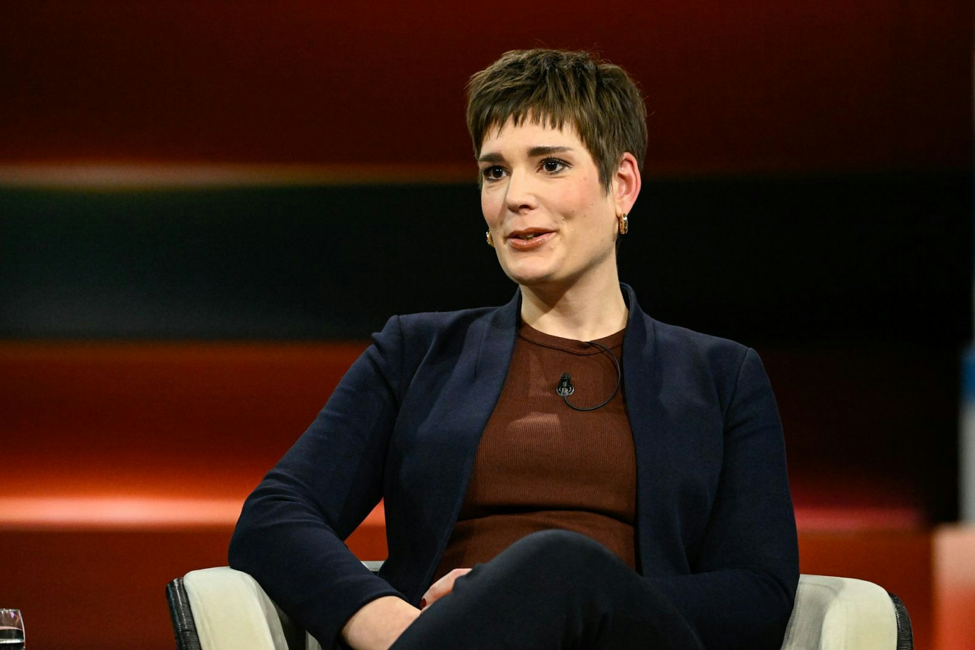 Journalistin Mona Jaeger stellte bei „Markus Lanz“ klar, dass es kein geeintes Europa gebe: „Aber das Problem ist, dass auf formaler Ebene noch absolut so getan wird.“ (Bild: ZDF / Markus Hertrich)