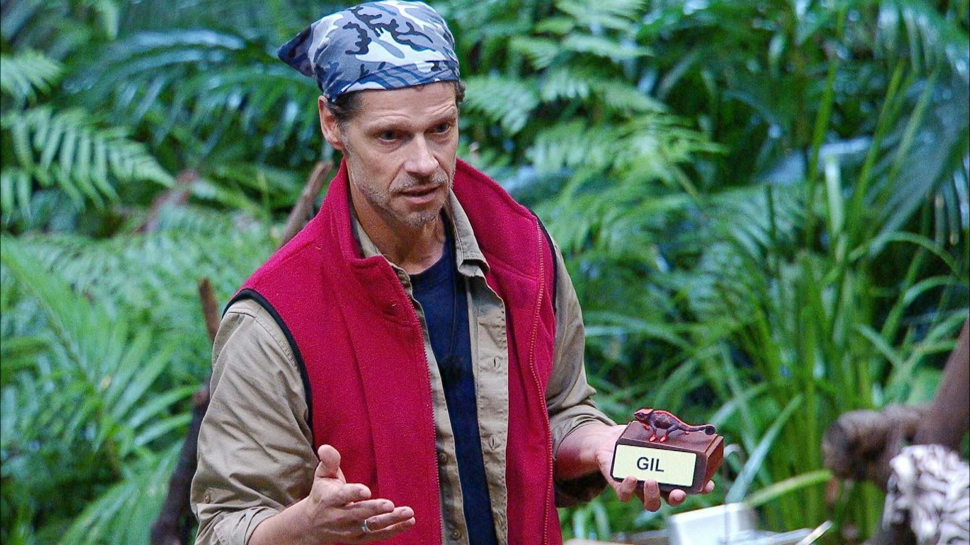 Stephen vergleicht Gil mit einem Chamäleon. (Bild: RTL)