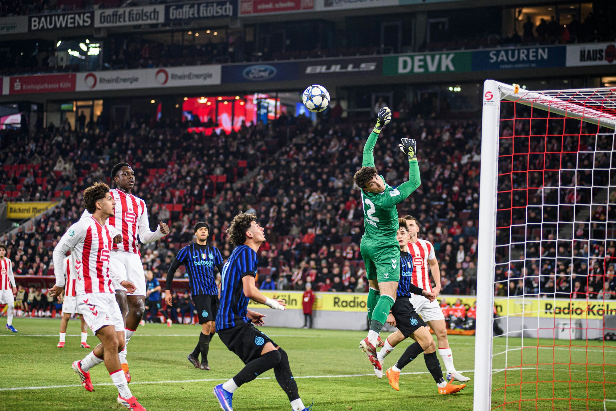 COLOGNE, GERMANY - 4 FEBRUARY, 2026: - The football match of UEFA Youth League 1.FC Koeln vs Inter Milan at Rhein Energie Stadion. PUBLICATIONxNOTxINxRUS Copyright: xVITALIIxKLIUIEVx