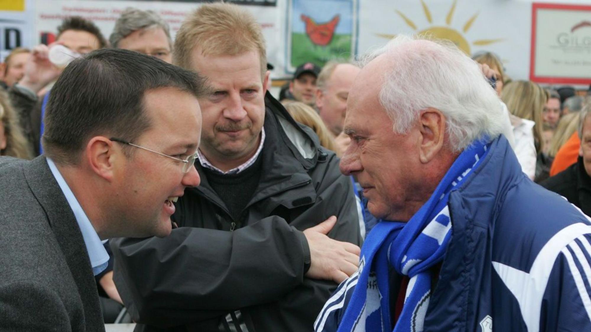 Udo Lattek (rechts)