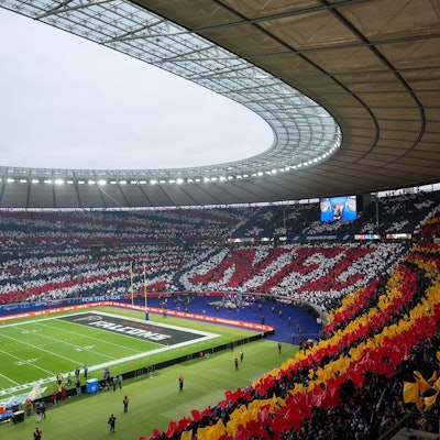 NFL, American Football Herren, USA Berlin Game-Atlanta Falcons at Indianapolis Colts Nov 9, 2025 Berlin, Germany A general view during the NFL Berlin Game between the Atlanta Falcons and the Indianapolis Colts at Olympic Stadium. Berlin Olympic Stadium Germany, EDITORIAL USE ONLY PUBLICATIONxINxGERxSUIxAUTxONLY Copyright: xKirbyxLeex 20251109_jla_al2_016