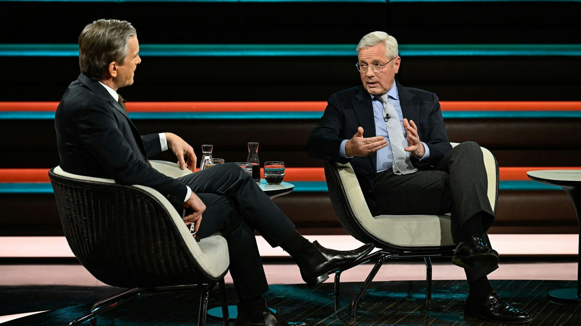 CDU-Politiker Norbert Röttgen erläuterte bei „Markus Lanz“, warum er nicht an europäische Truppen in der Ukraine glaube. (Bild: ZDF / Markus Hertrich)