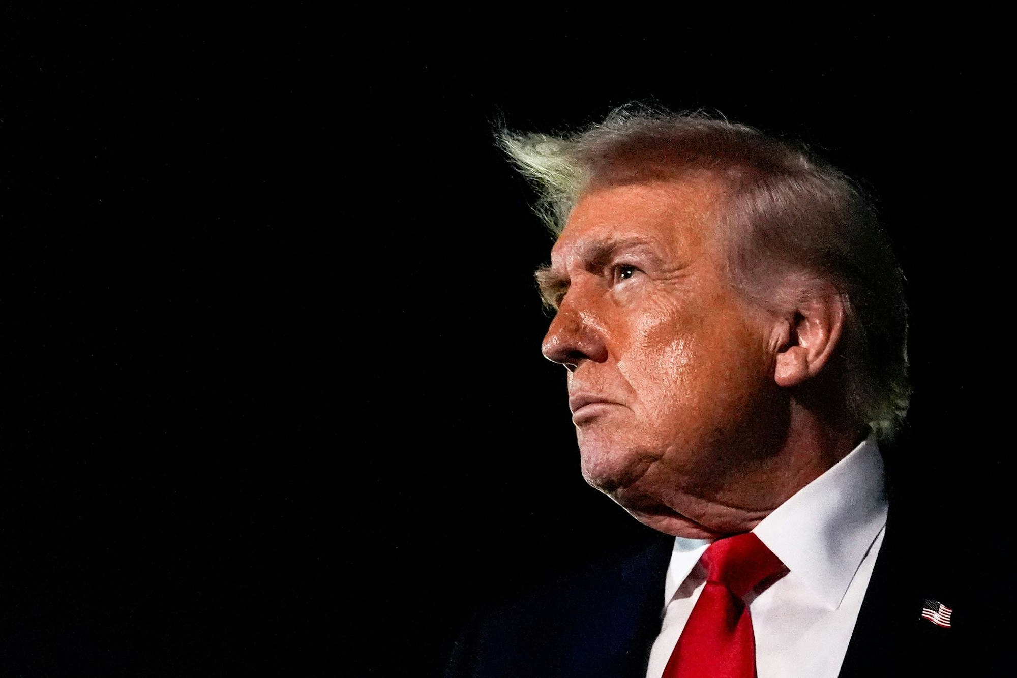 Zu seinen Zielen im Iran äußert er sich bislang nur vage: US-Präsident Donald Trump. (Archivbild)