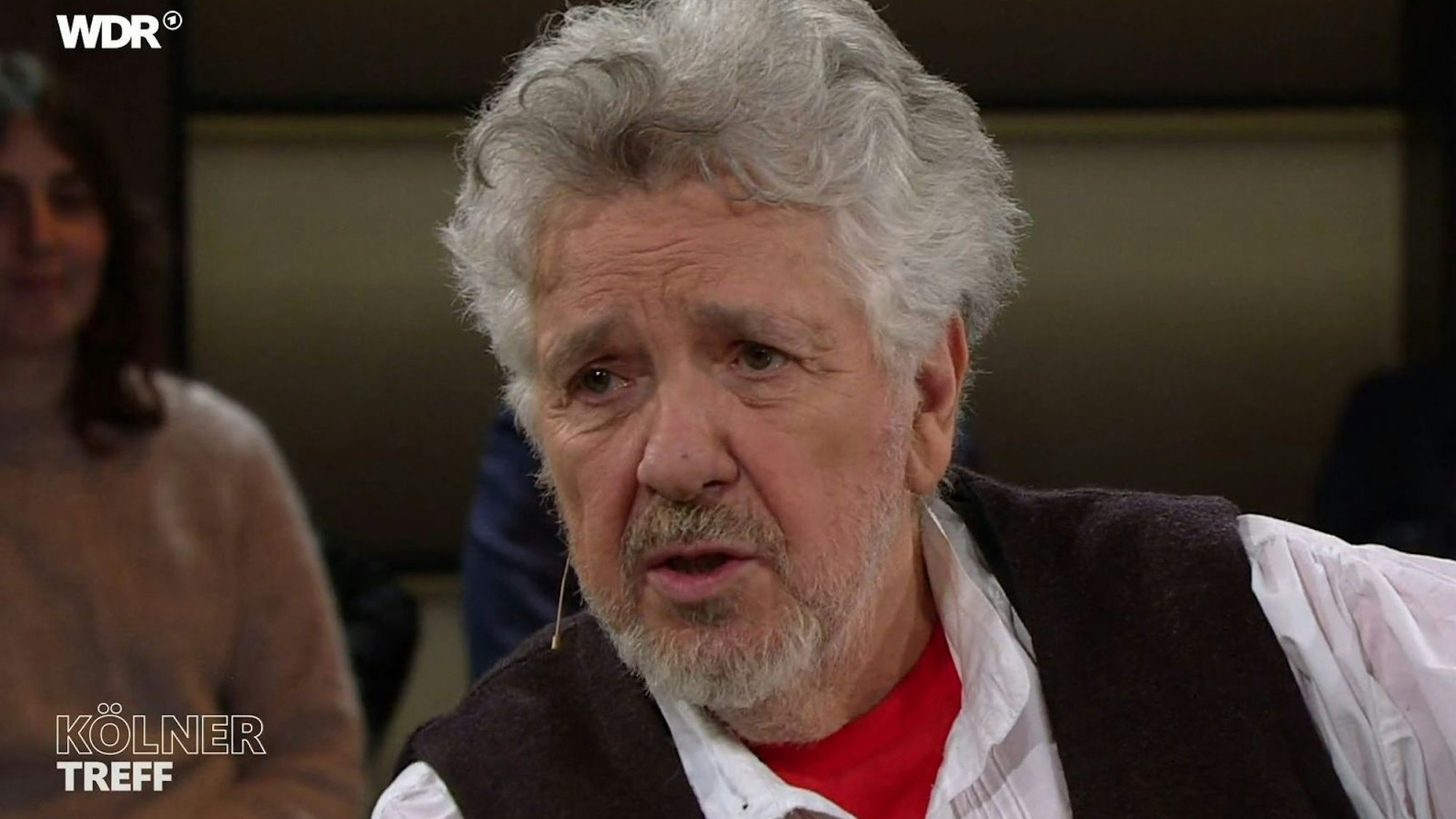 Michael Schanze während seines Auftritts in der WDR-Talkshow „Kölner Treff“.