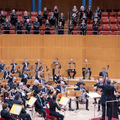 09.01.2022, Köln: Sänger des Chors Kölner Kurrende in der Philharmonie.
