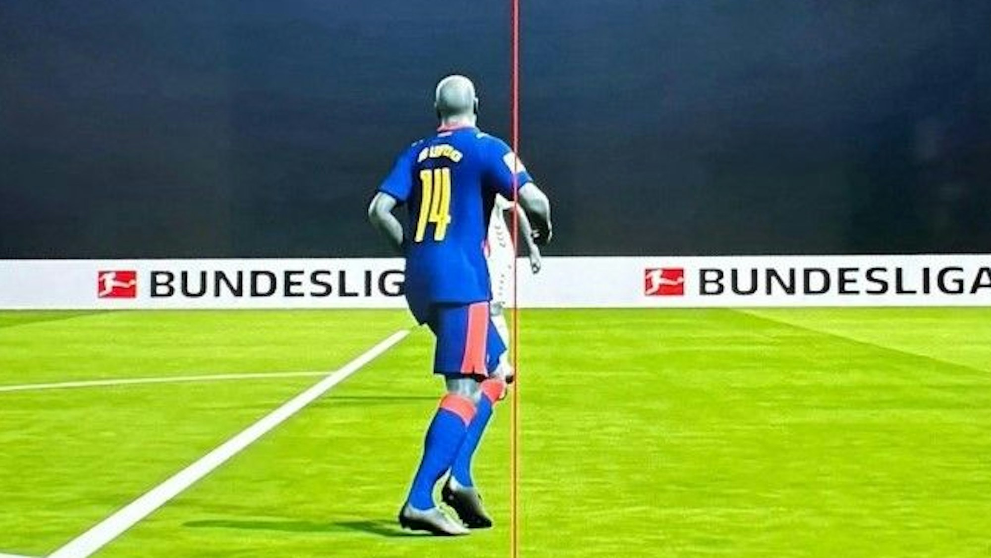 Die digitale Überprüfung der entscheidenden Szene zeigt, dass Sebulonsen mit der Ferse um Zentimeter jenseits der Abseitslinie steht.