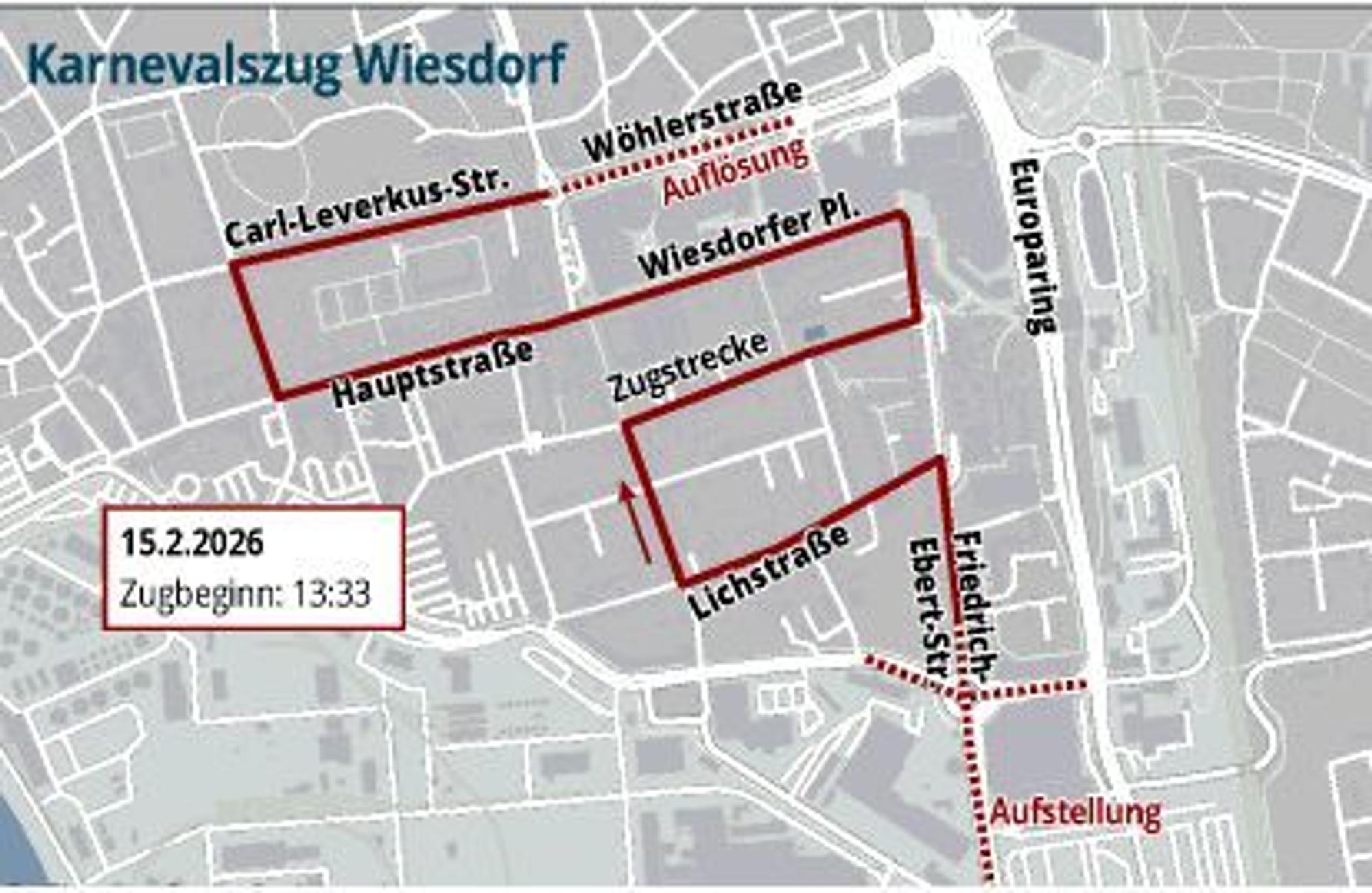 Karnevalszug 2026 in Wiesdorf
