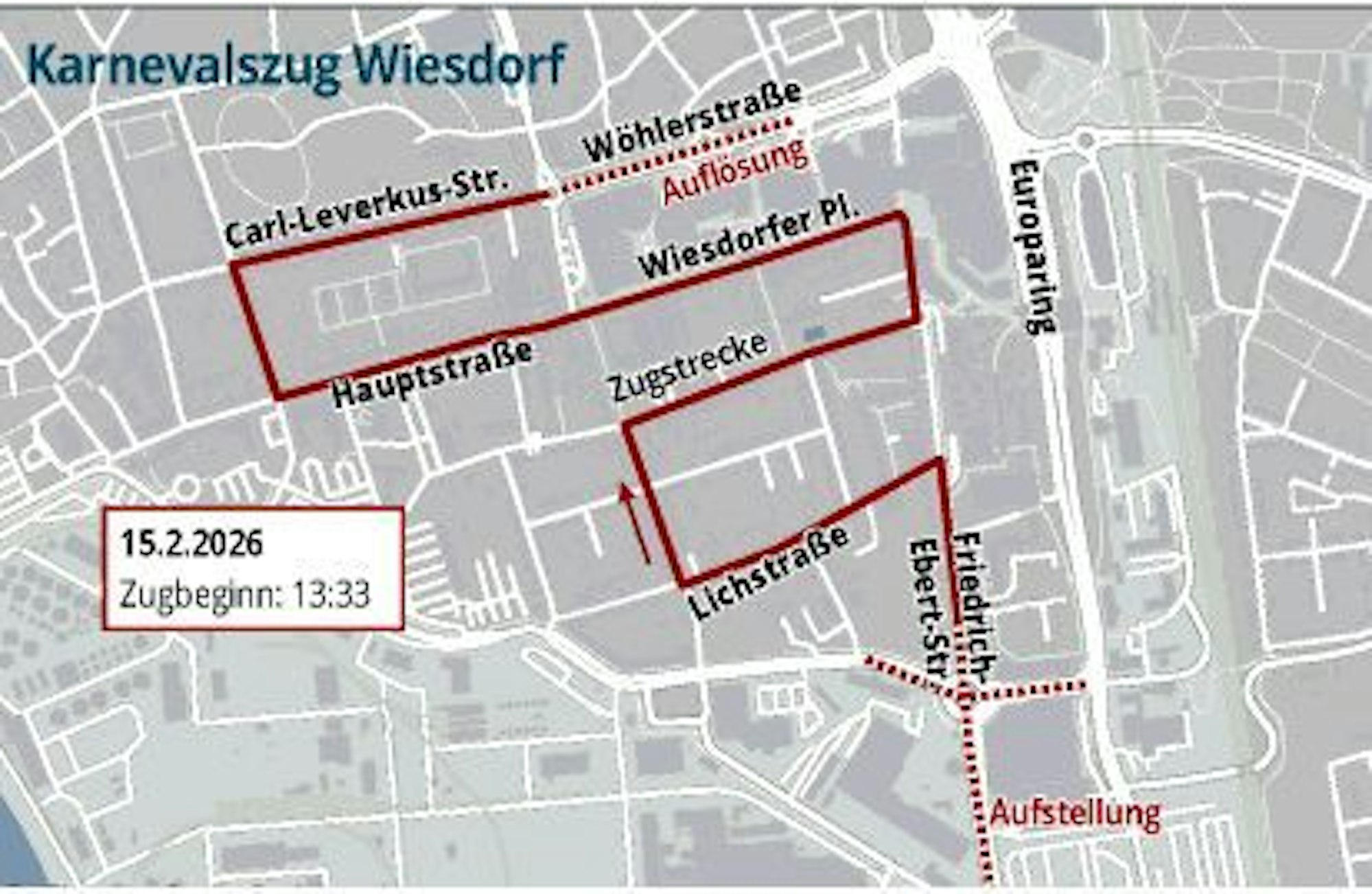 Karnevalszug 2026 in Wiesdorf