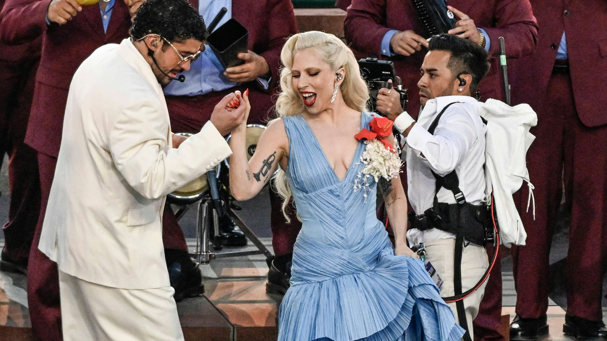 Lady Gaga mit Bad Bunny