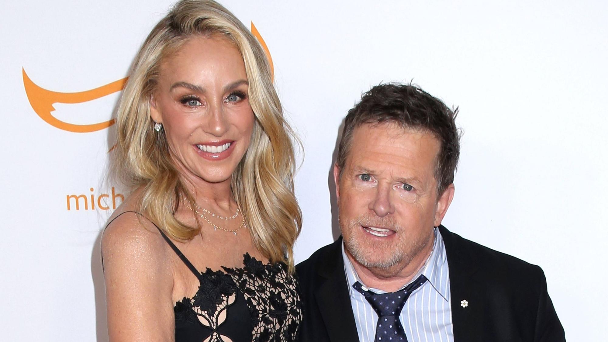 Tracy Pollan und Michael J. Fox bei einer Galla im November 2025.