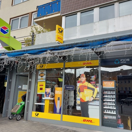 Das Schaufenster des Partnershops.