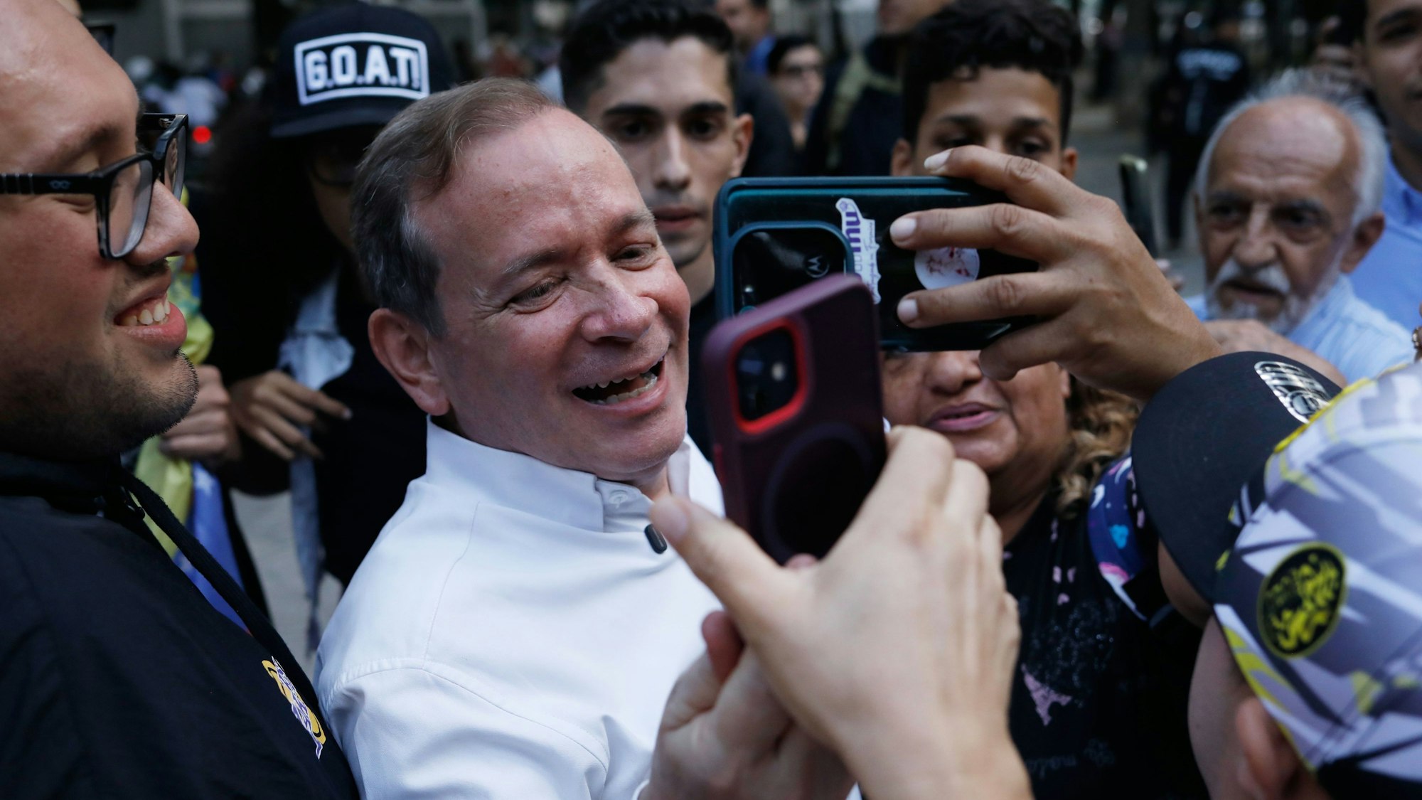 Oppositionsführer Juan Pablo Guanipa am 8. Februar nach seiner Entlassung aus dem Gefängnis.