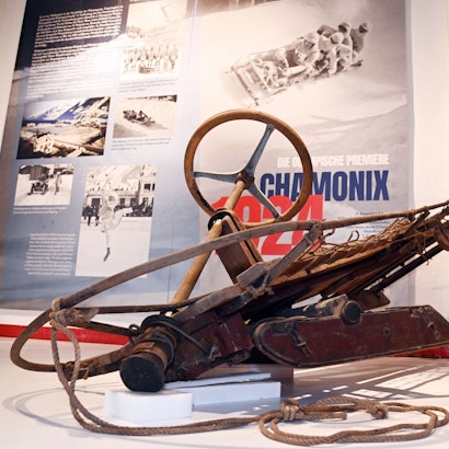 Ein Lenkschlitten von etwa 1920 aus dem Nachlass eines Bonner Schmieds.