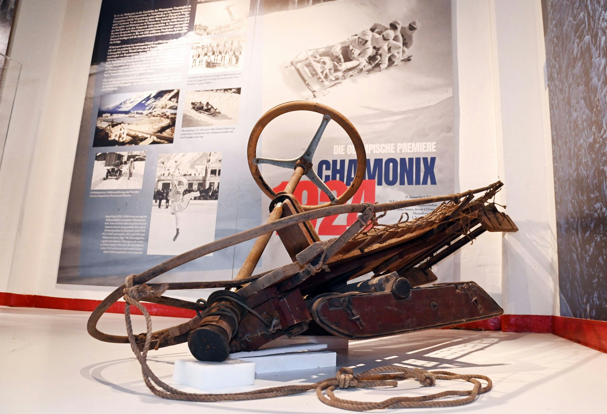 Ein Lenkschlitten von etwa 1920 aus dem Nachlass eines Bonner Schmieds.