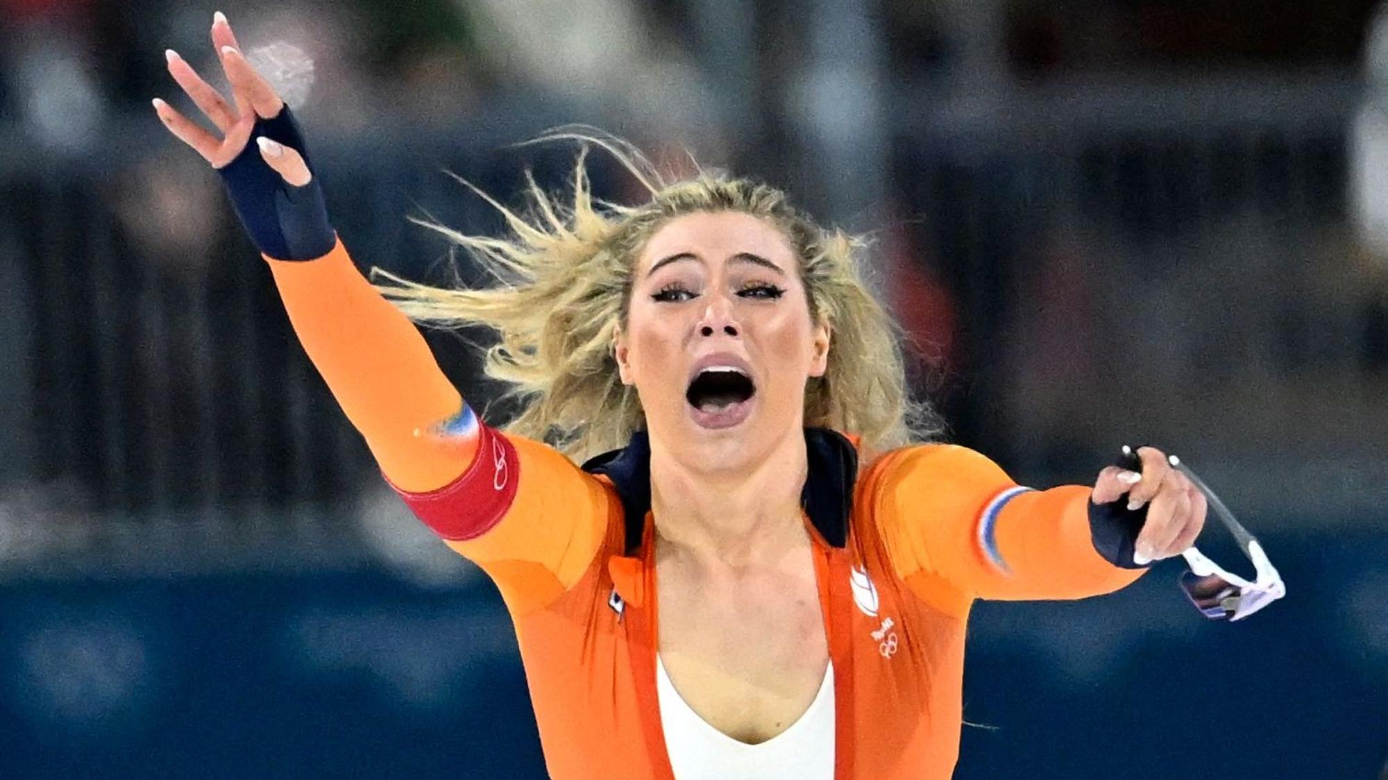 Jutta Leerdam freut sich.