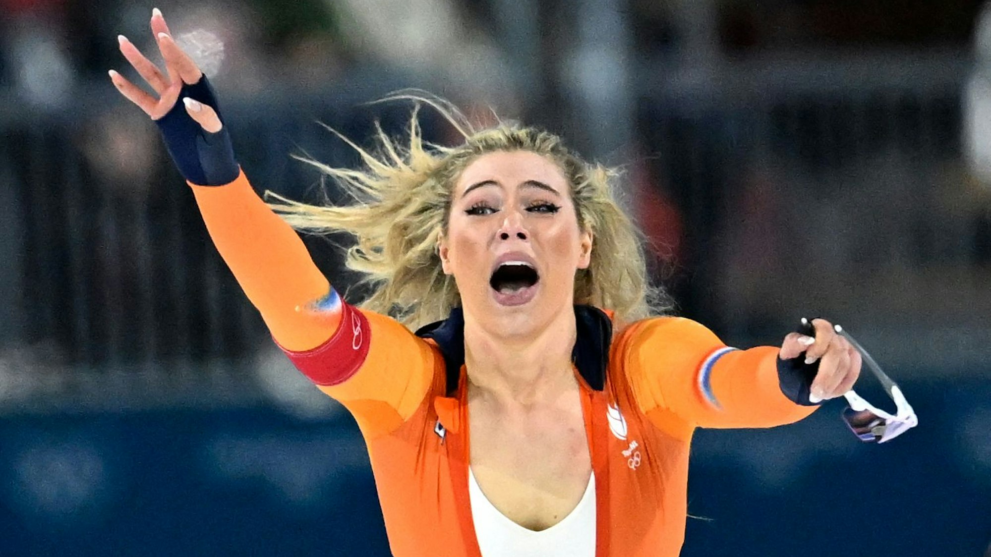 Jutta Leerdam freut sich.