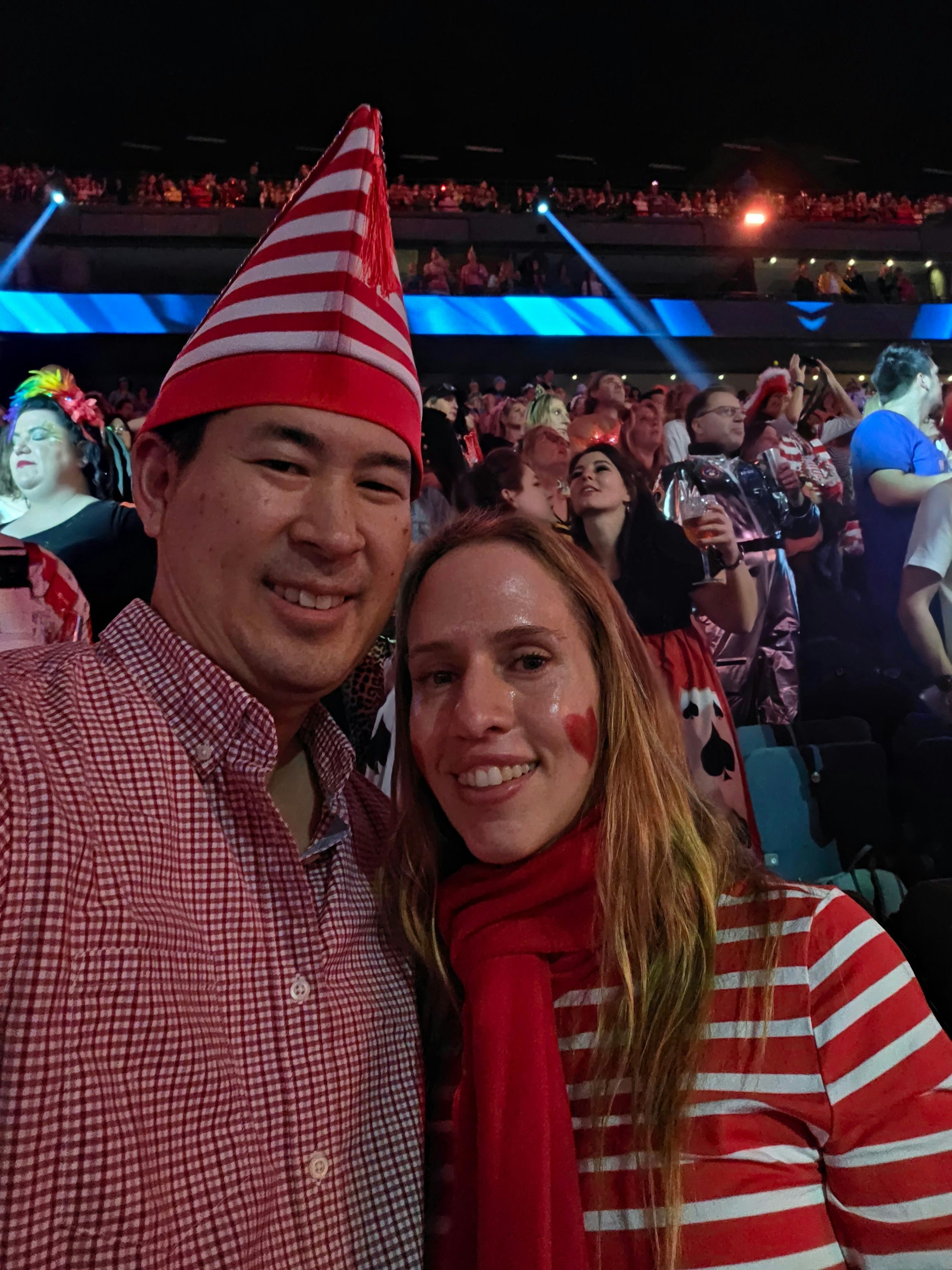Silke Shimazu und Ehemann Mark bei der Lachenden Arena