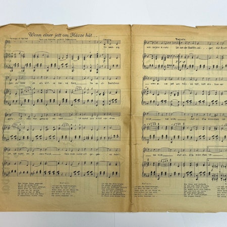 In der Ausgabe vom 27. Januar 1934 ist „Wenn einer jett om Häzze hät“, das Ostermann auch „Et Stadtanzeiger-Leed“ nannte, erstmals abgedruckt.