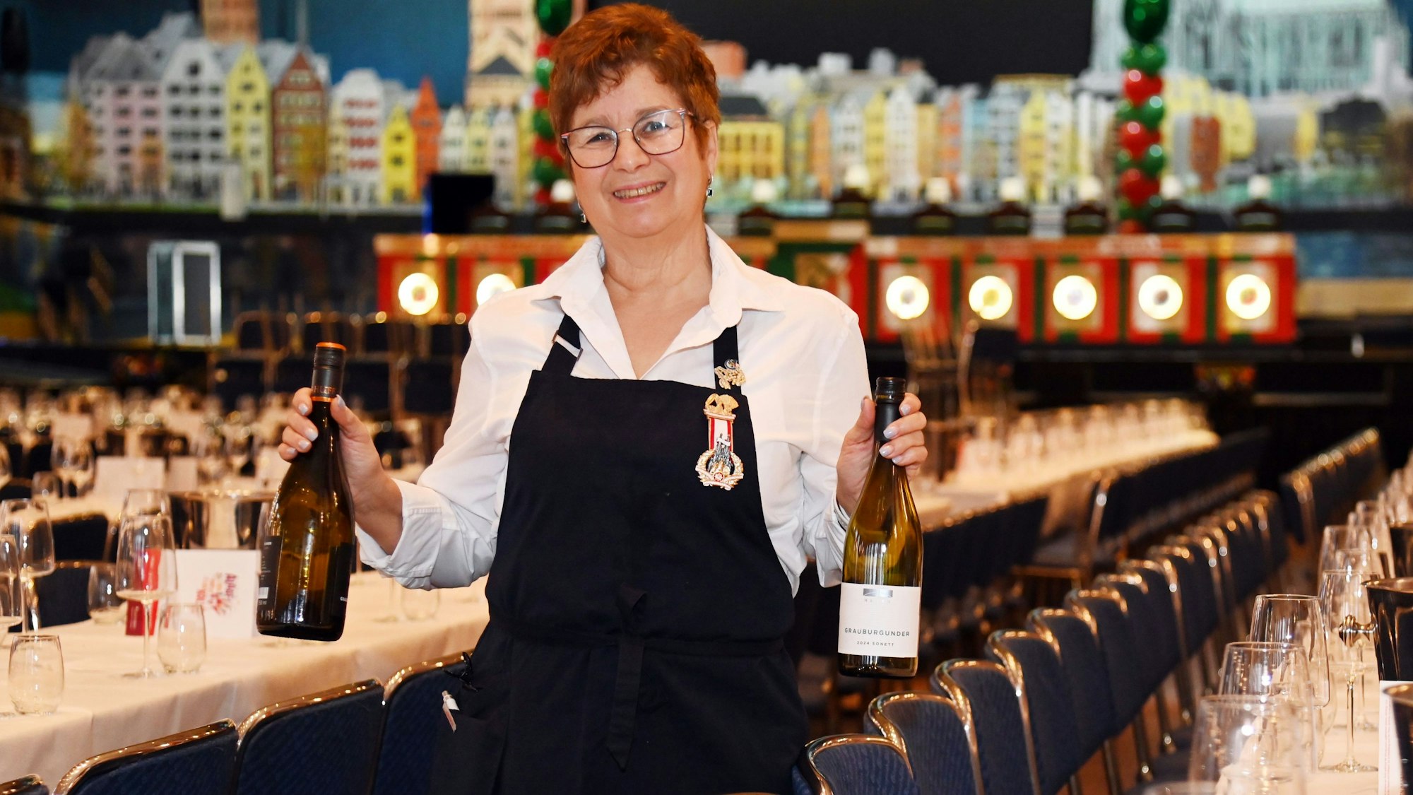 Das Bild zeigt Cornelia Berg im Gürzenich.