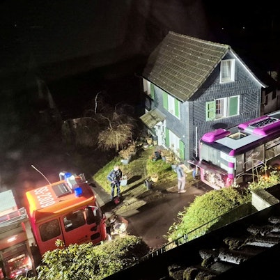 Der Bus war als Schienenersatzverkehr unterwegs.