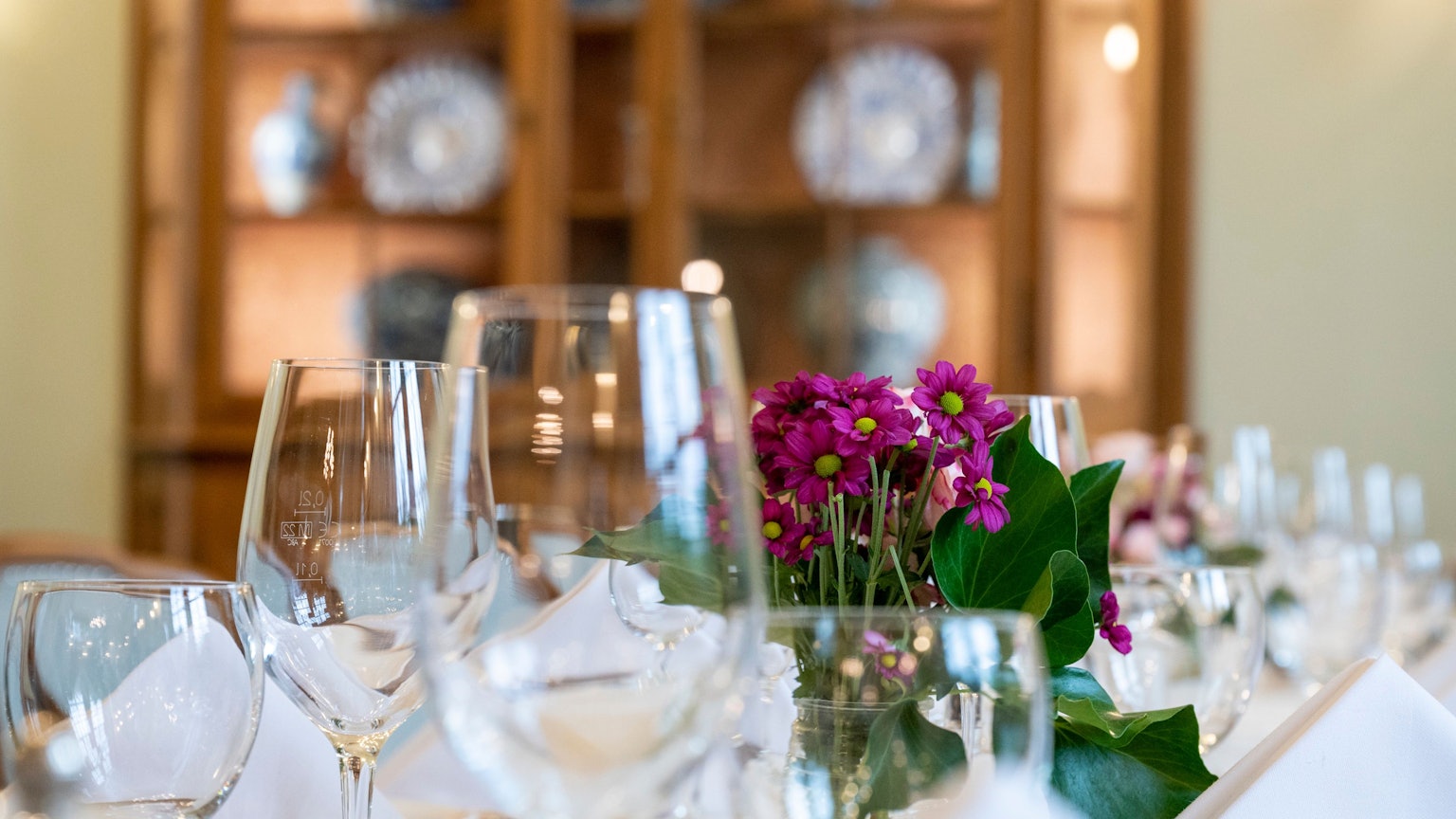 Das Restaurant Em Krützche ist urig eingerichtet.