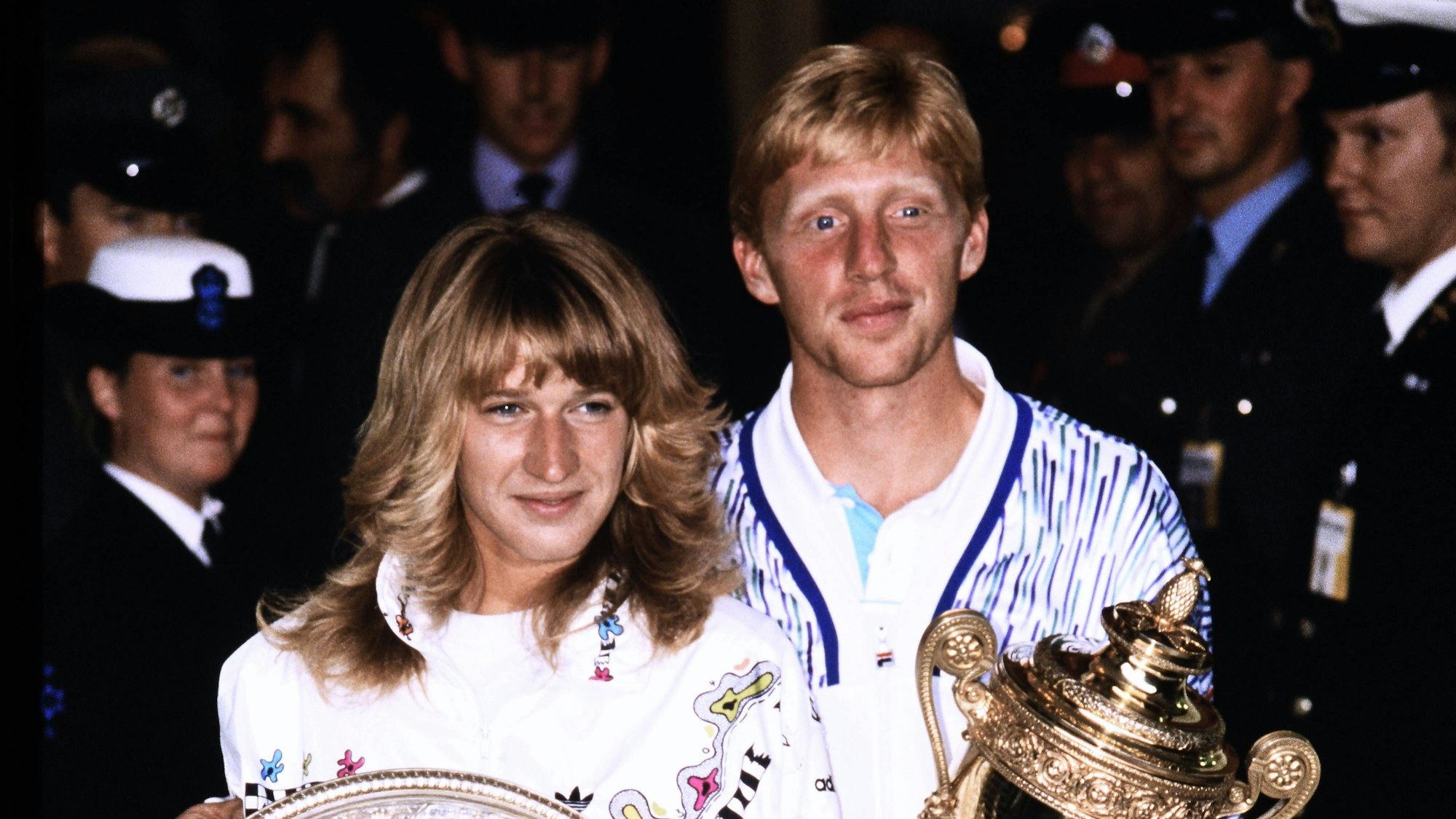 Boris Becker und Steffi Graf gewannen 1989 beide den Titel in Wimbledon.