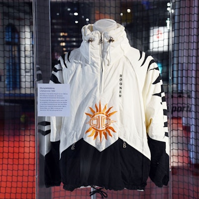 Eine Jacke von Bogner aus der deutschen Olympiakleidung für Lillehammer 1994.